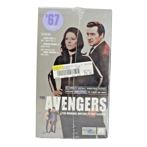 The Avengers The 67 Collection: Set 4 VHS, 1999, 3-Tape Set New - Picture 4 of 7
